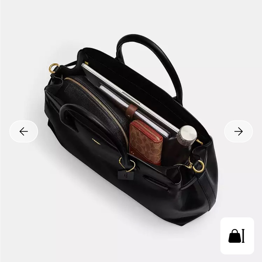 Coach Soft Empire Carryall Bag 48 - Picture 6 of 8